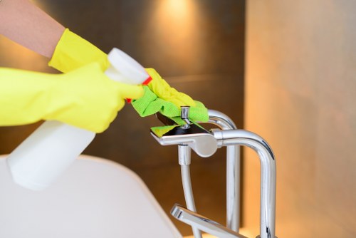 Curtain cleaning service in a Lambeth home interior