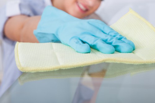 Commercial carpet cleaning process in a Lambeth workplace