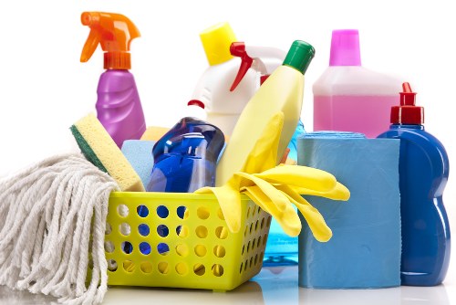 Lambeth carpet cleaners preparing a room with careful safety checks